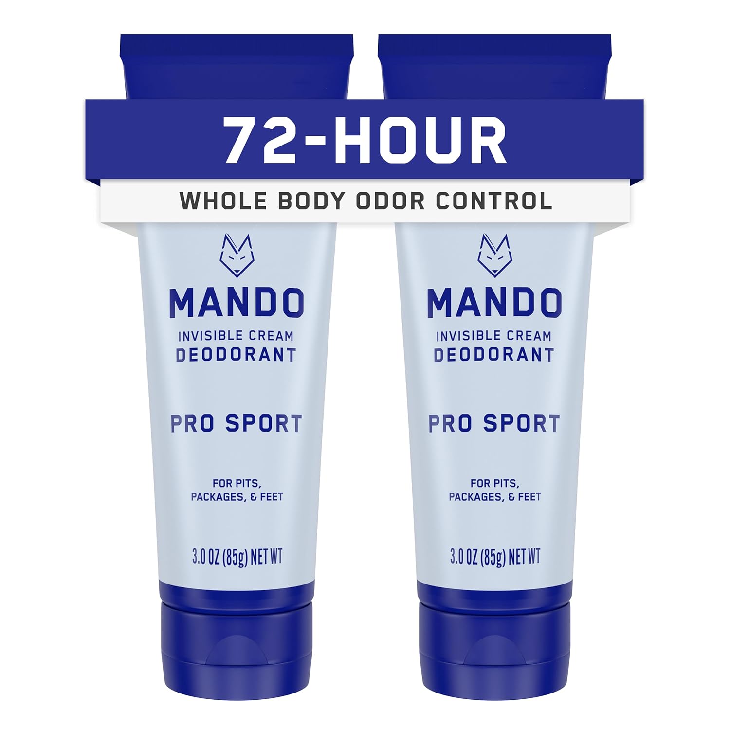 Mando Whole Body Deodorant for Men – Pro Sport (2-Pack)