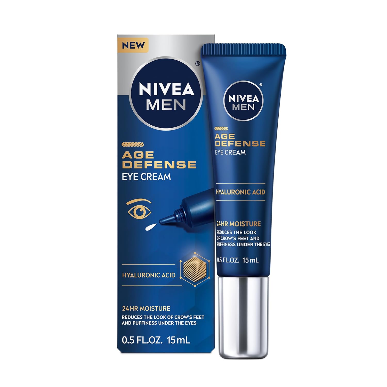 NIVEA Men Age Defense Eye Cream – Fight Signs of Fatigue with Confidence